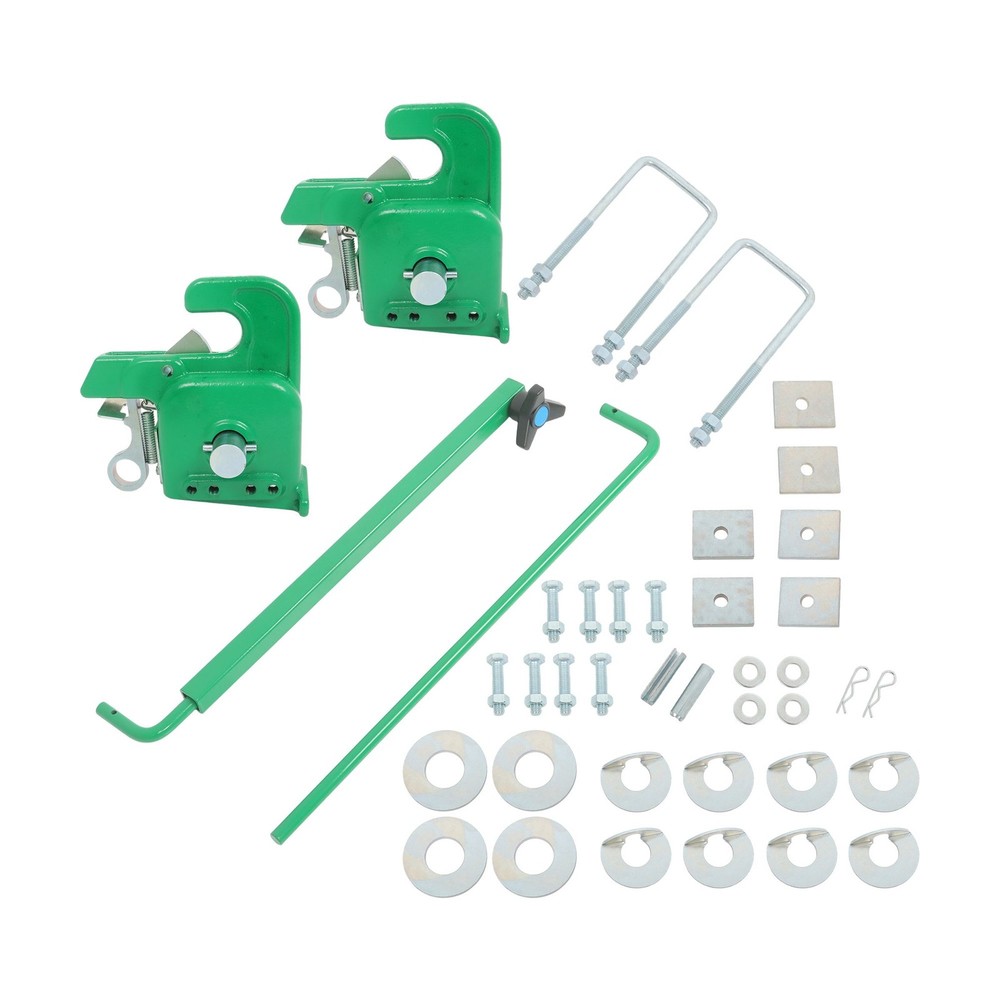 Green Easy Change Quick Hitch for Category 2 Tractors/Implement w/Stabilizer Bar