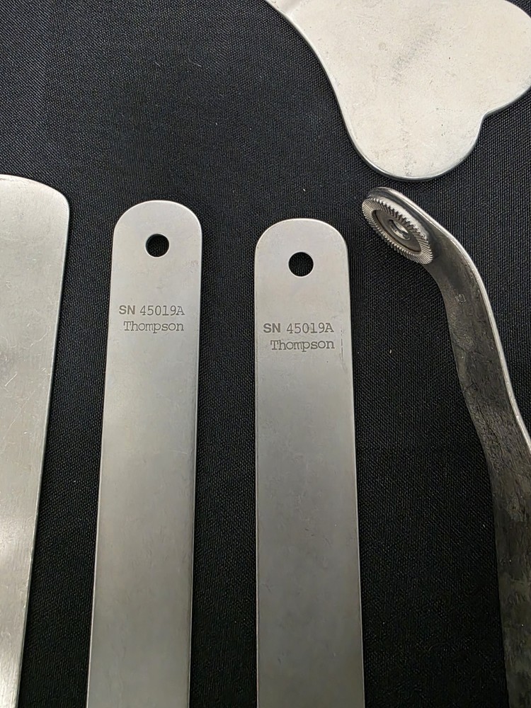 Thompson Surgical Retractor Set & Tray