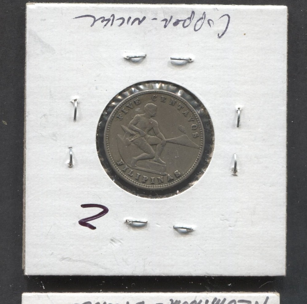 1934(M)- Philippines-VF- 5 Cents
