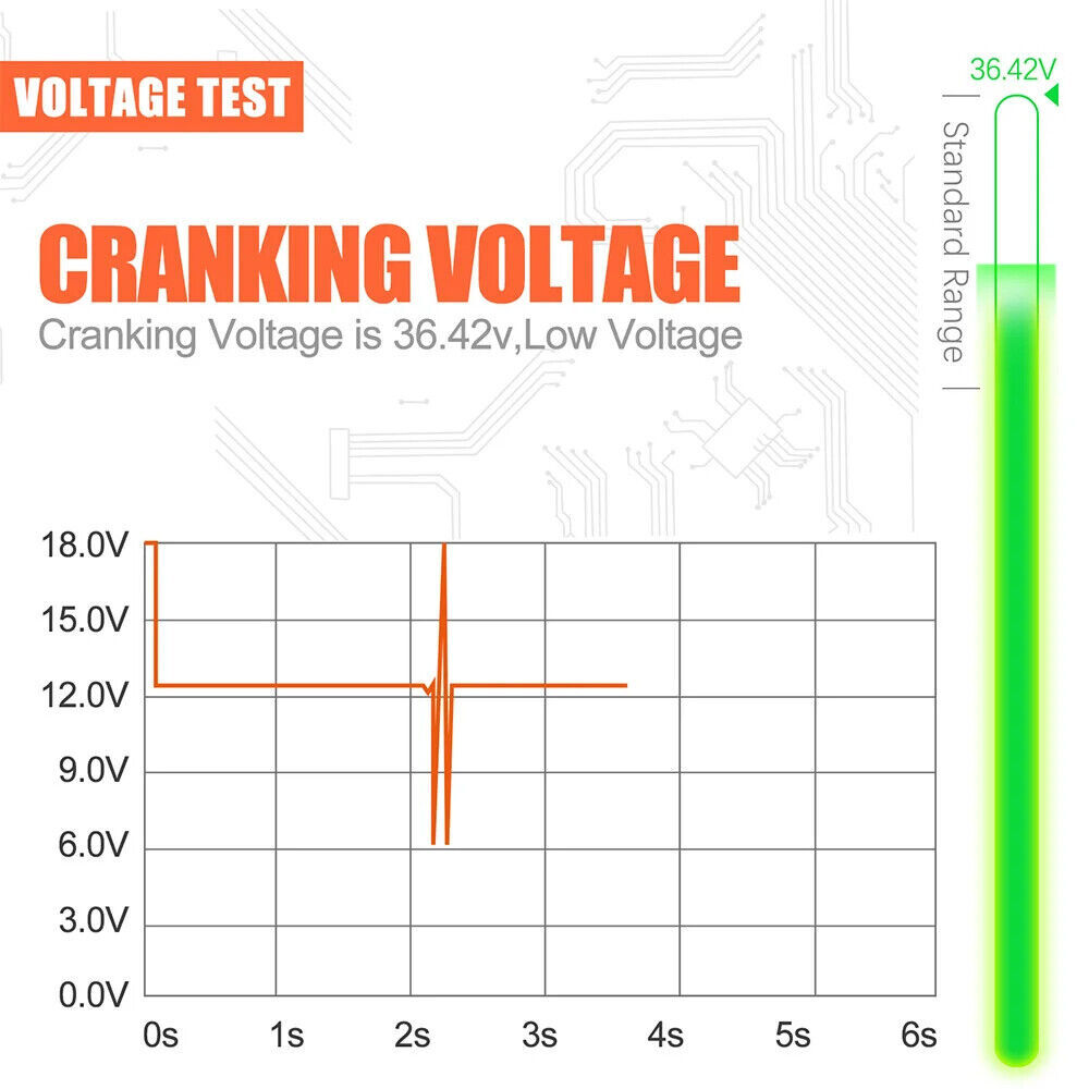 ANCEL BM300 Auto 12V Battery Tester Charging Cranking Analyzer For Android IOS