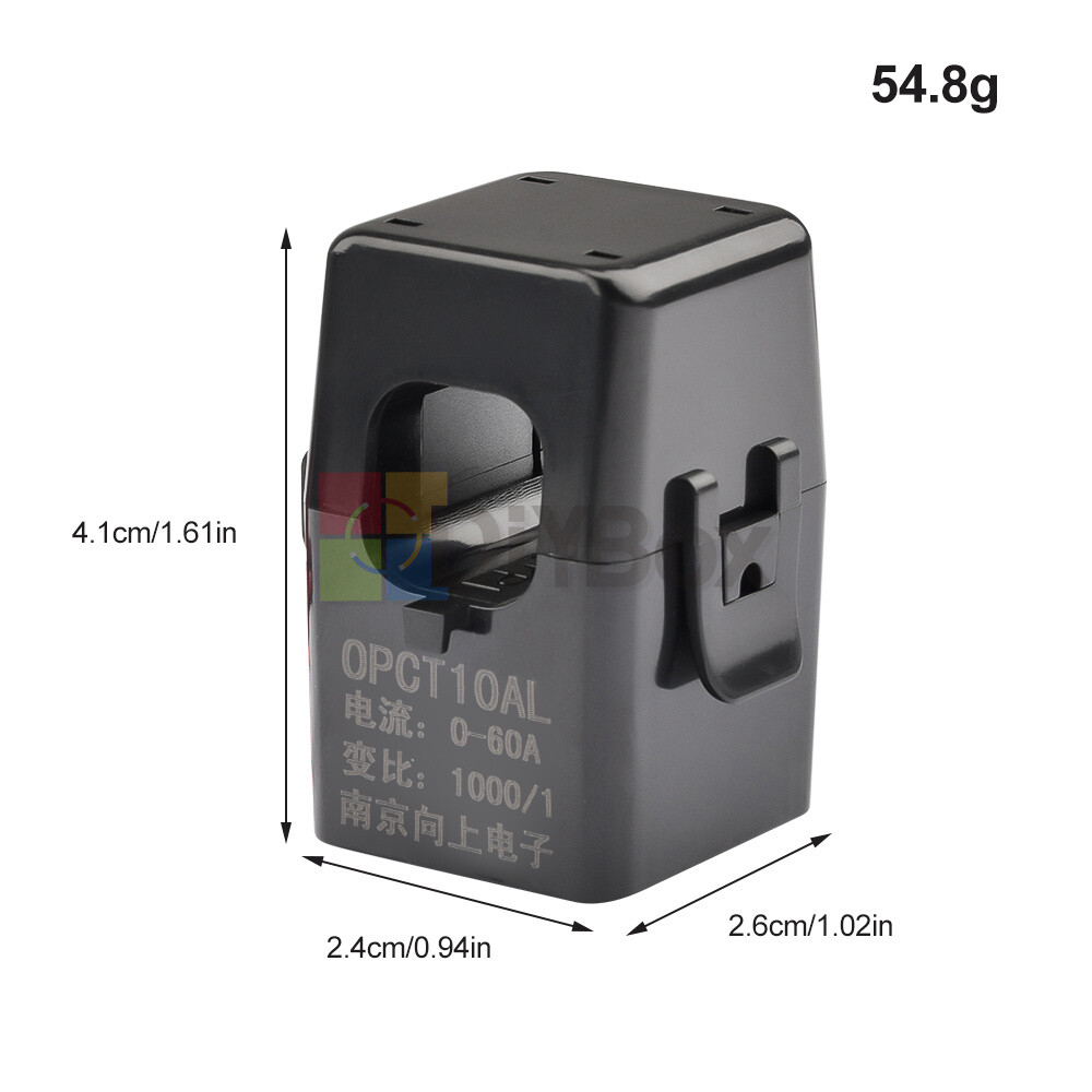 AC Split Core Current Transformer Core CT Open Ratio: 5000/1 Current: 0-630A 20Ω