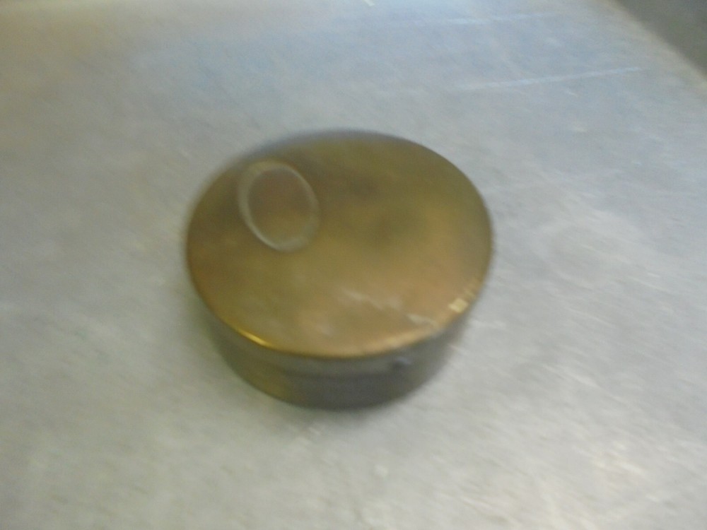 Vintage Ever-Ready Razor in brass circular case