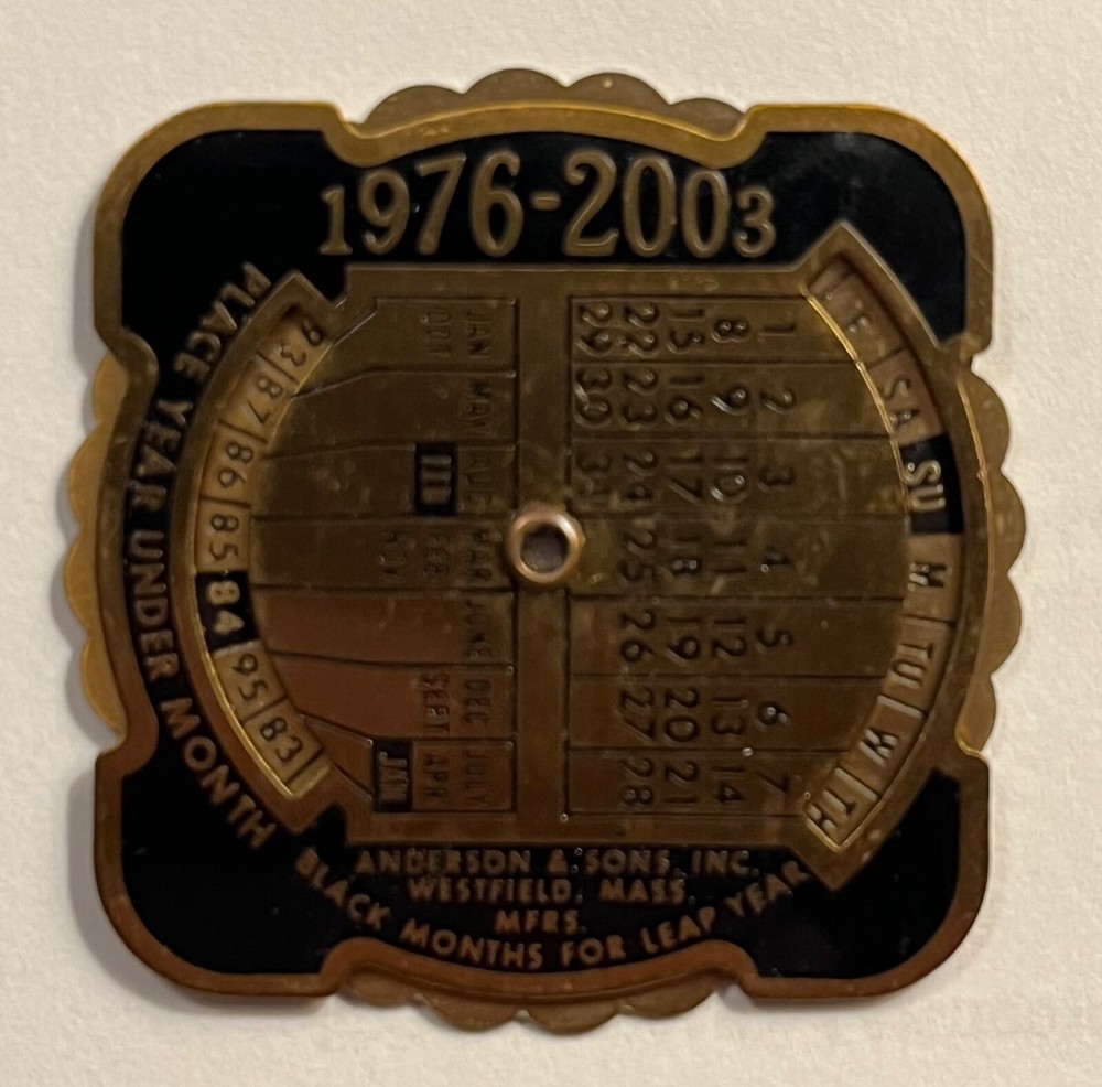 Baltimore Maryland , Mechanical Calendar ,