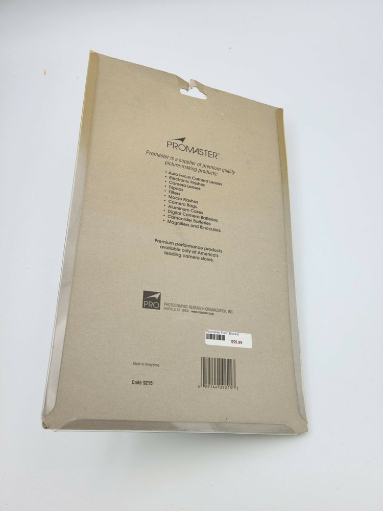 Promaster Flash Bracket for Digital Cameras 9215