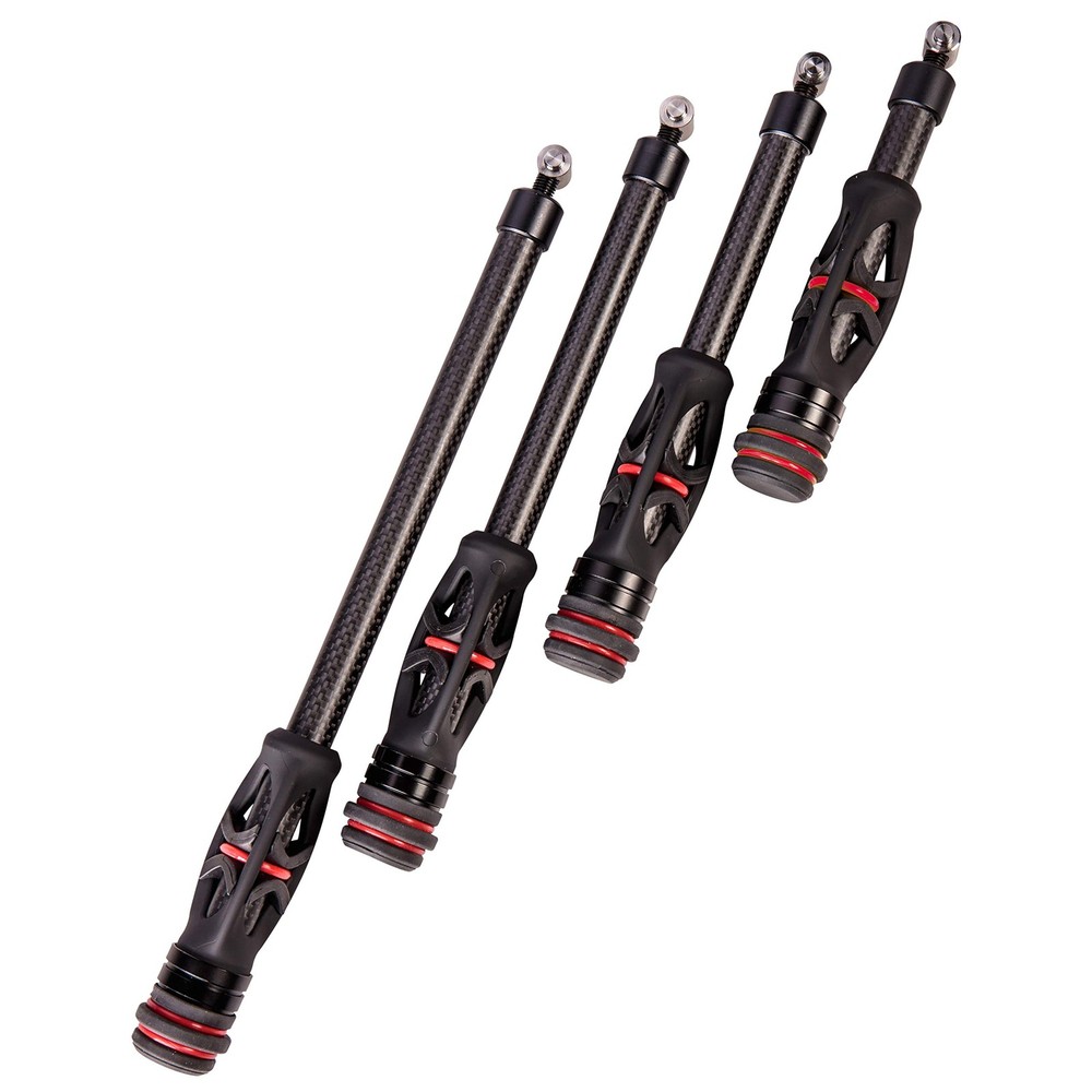 Hitman Bow Stabilizer, 8", Comes Pre-Assembled with 2 Removable 1oz Weights, ...
