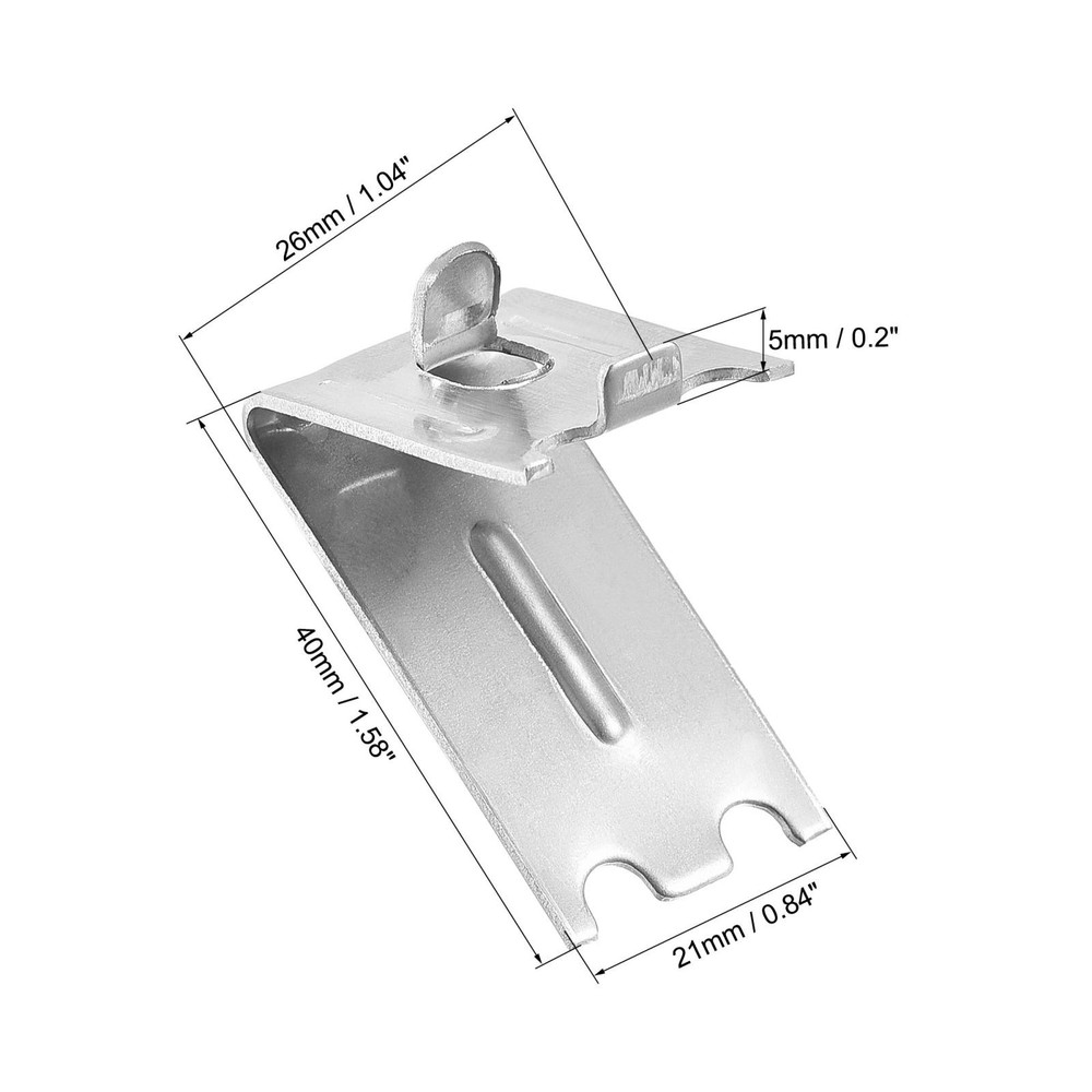 Freezer shelf clip, shelf support bracket 1mm thickness 8pcs