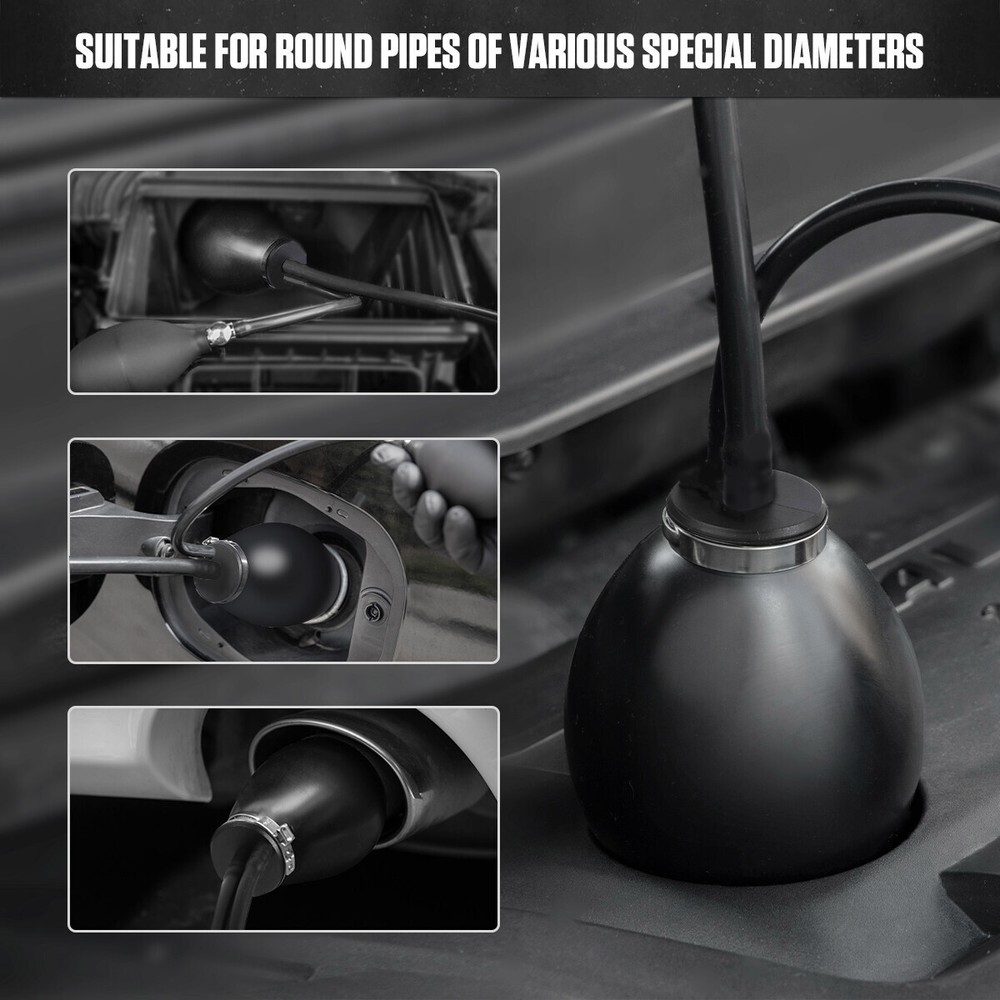 Universal Intake Exhaust Bladder Inflatable Adapter EVAP Smoke Machine Detector