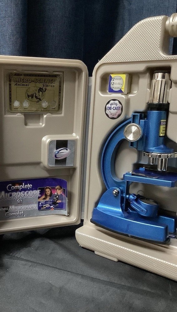 Vintage Complete Microscope Kit In Case