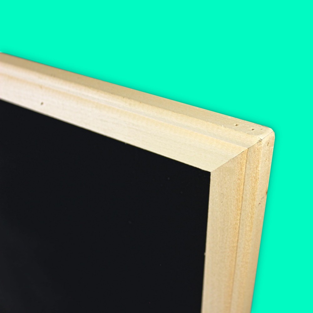 24" x 36" Wood Framed Black Chalkboard, Large Surface, Wall Decor, Chalkboard...