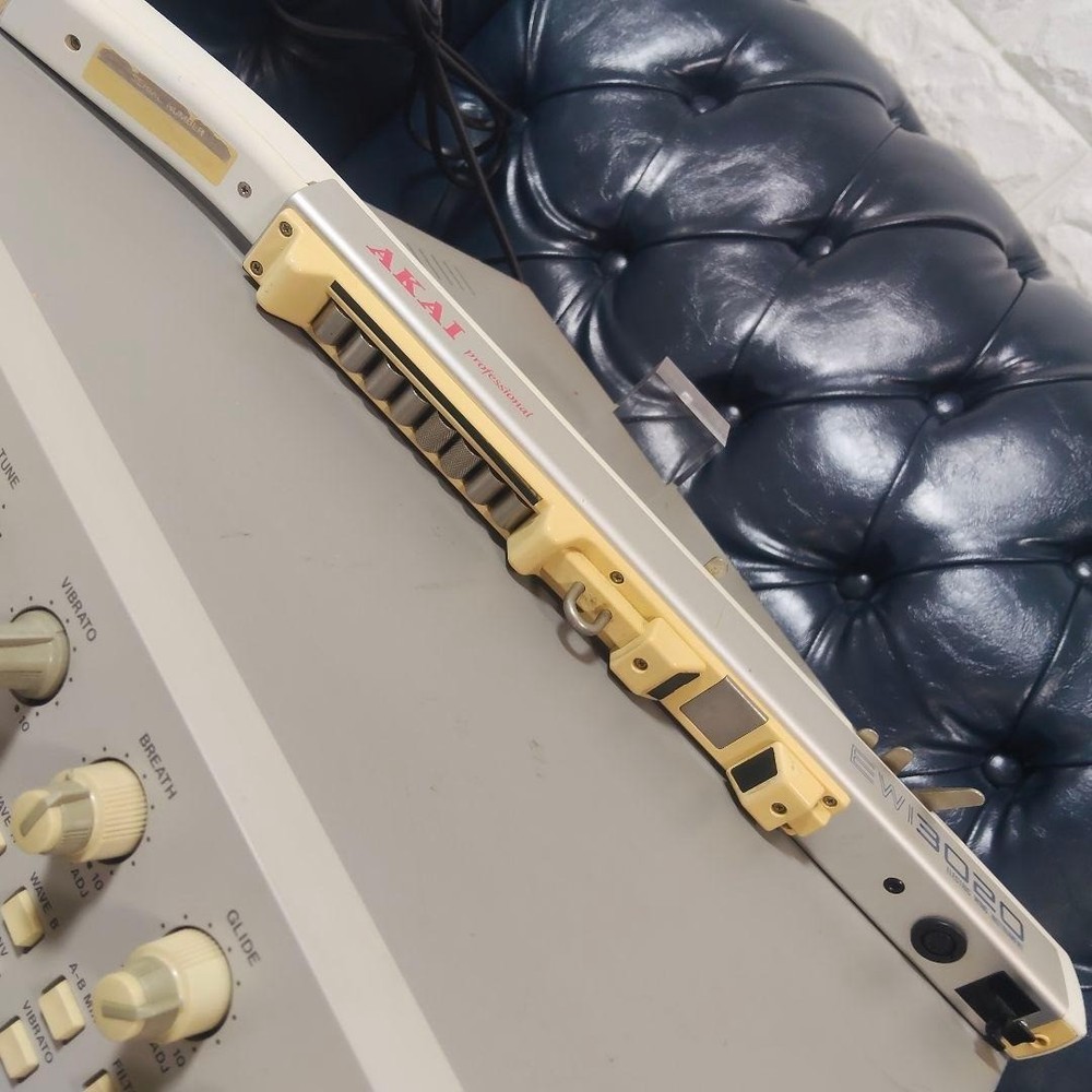 Akai EWI3020 Wind Synth Controller w/ EWI3030m Module Tested Working Japan