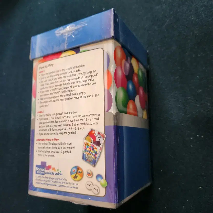 Learning Resources Addition and Subtraction Bead Counting Game Board Game