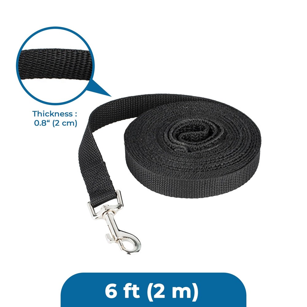 SunGrow Pet Training Leash, Heavy-Duty Polypropylene Walking 71 in