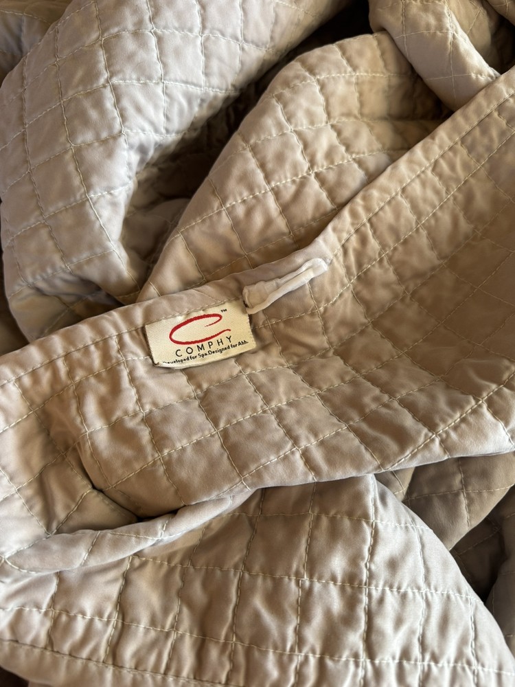 Comphy SoftSpa Quilted Blanket SPA Massage Cover Bedspread Sheet Sheets Queen