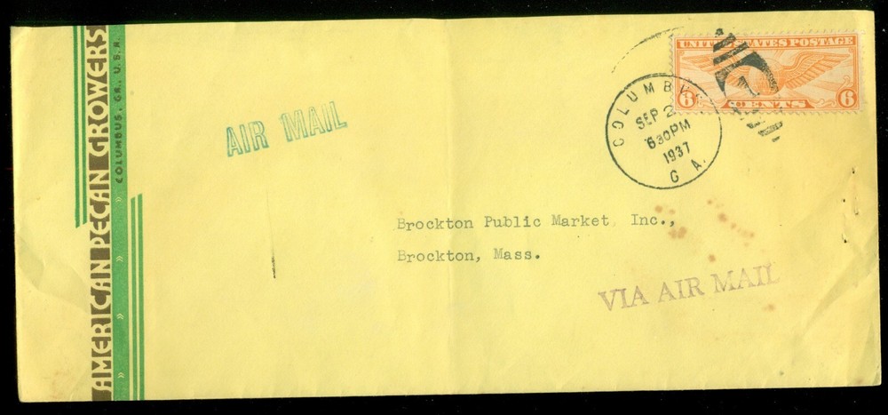 SCOTT # C19 ON COVER, GREAT PRICE!