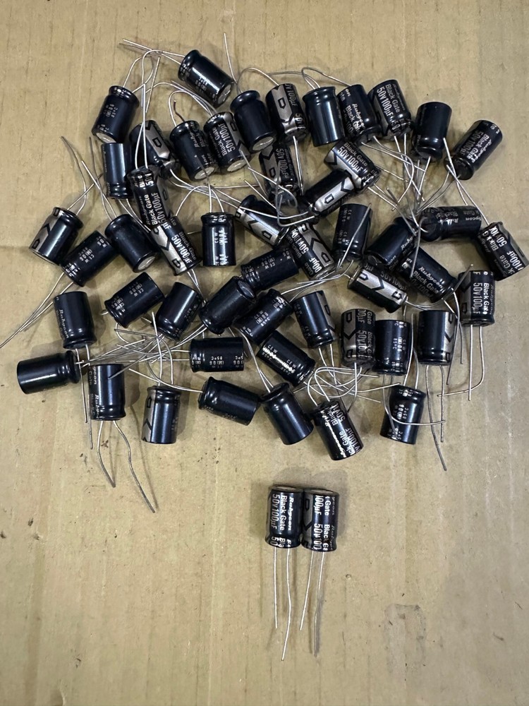 1 pcs Rubycon Black Gate 100uF/50V capacitors NEW OLD STOCK
