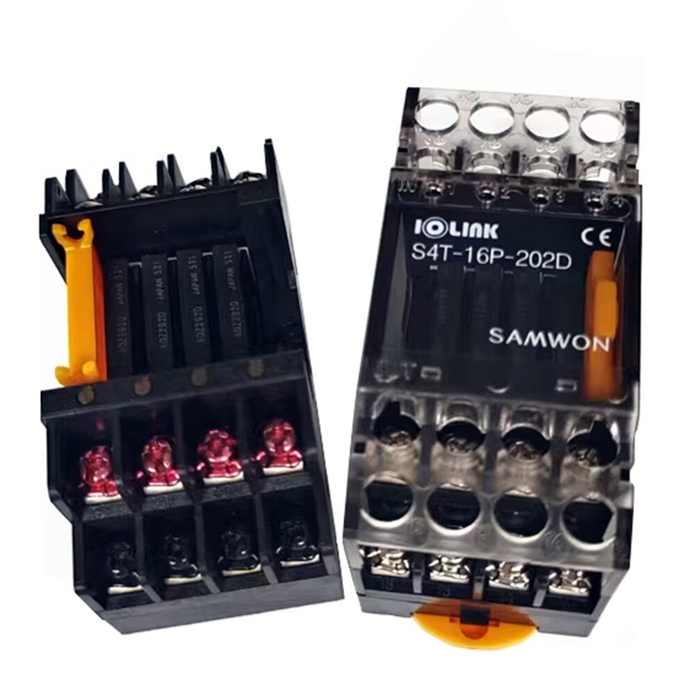 2Pcs SAMWON S4T-16P-202D 24VDC 4Points Solid State Relay Module