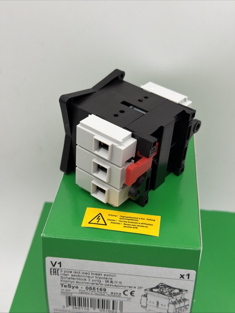 SCHNEIDER V1 TESYS 055169 LOAD BREAK SWITCH 3 POLE ISOLATOR