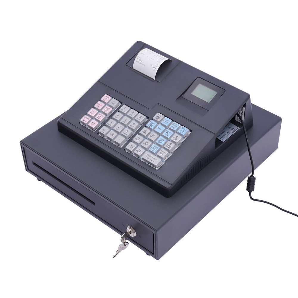 39 Keys Thermal Cash Register With USB Connection & Organized Storage