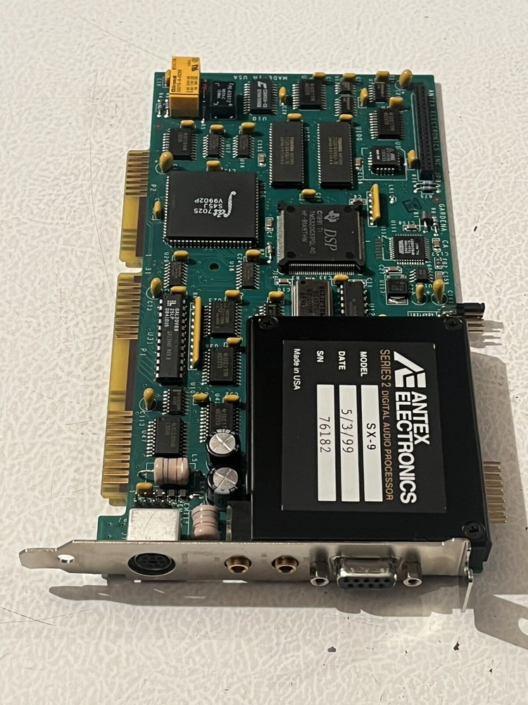 ANTEX ELECTRONICS SERIES 2 DIGITAL AUDIO PROCESSOR SX-9 16-BIT ISA CARD