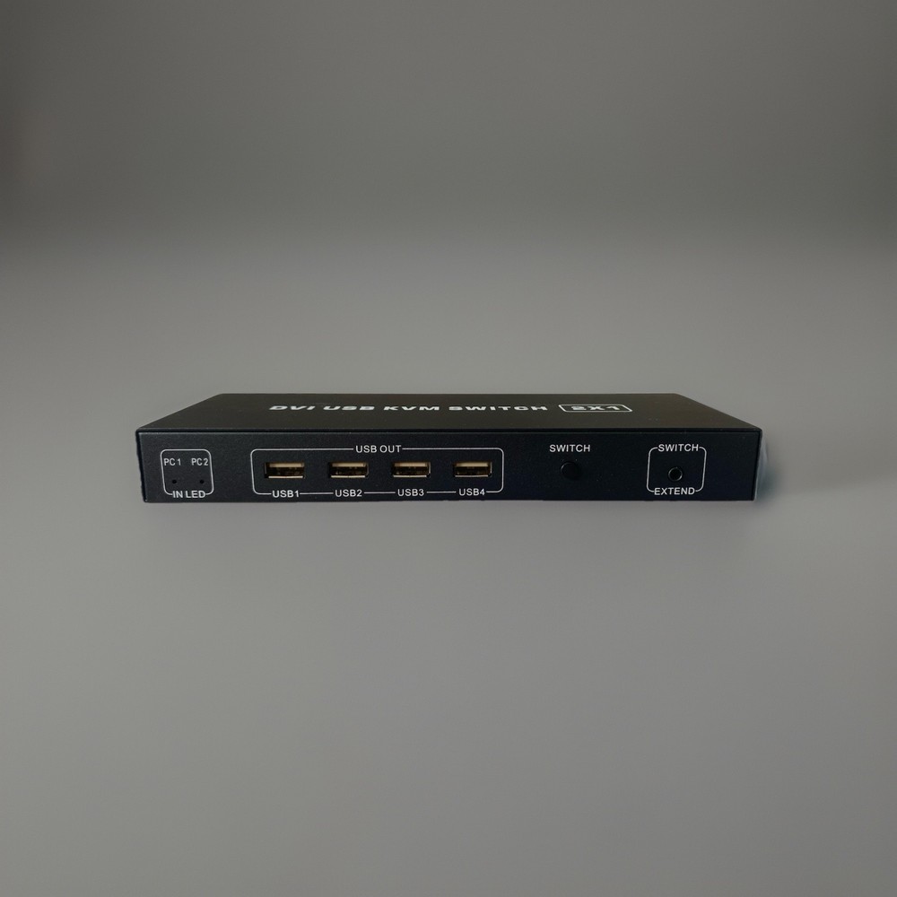 4K DVI USB KVM Switch 2x1 New In Box