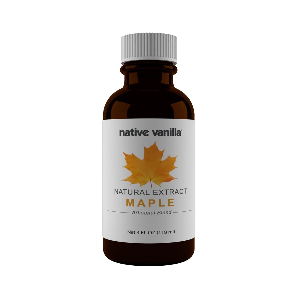 Native Vanilla - Pure Maple Extract - 4 Fl Oz - 4 (Pack of 1)