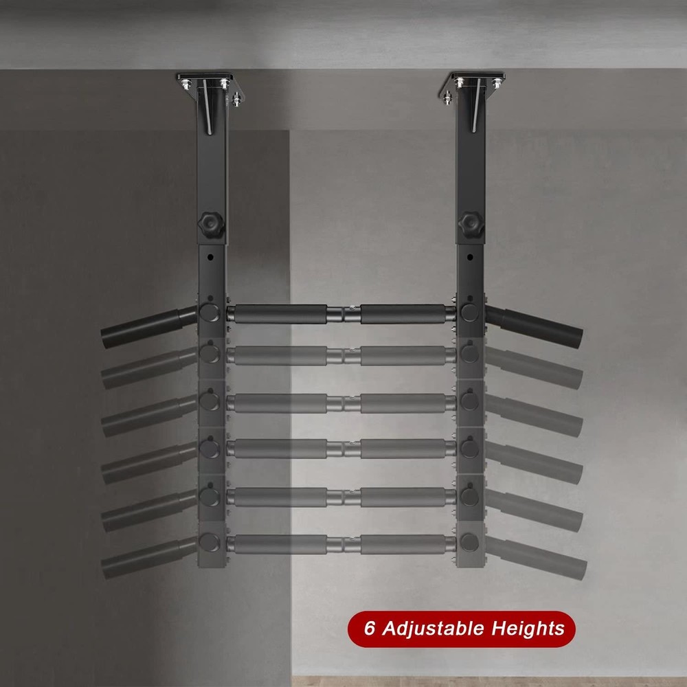 Wall Mount Pull Up Bar, Joist Beam and Rafter Black2