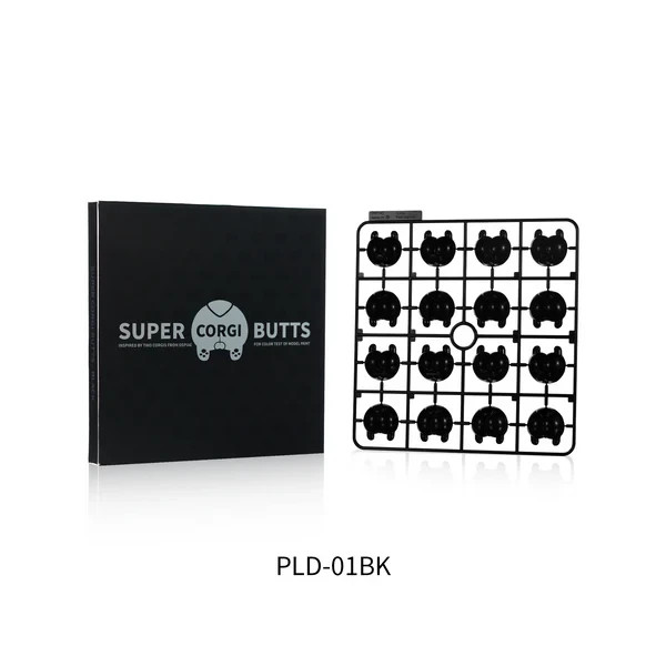 DSPIAE PLD-01BK Super Corgi Butt Color Testing Piece - Black