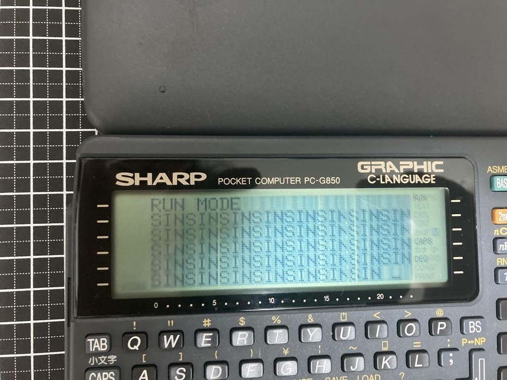 SHARP PC-G850VS Pocket Computer Working [Good]