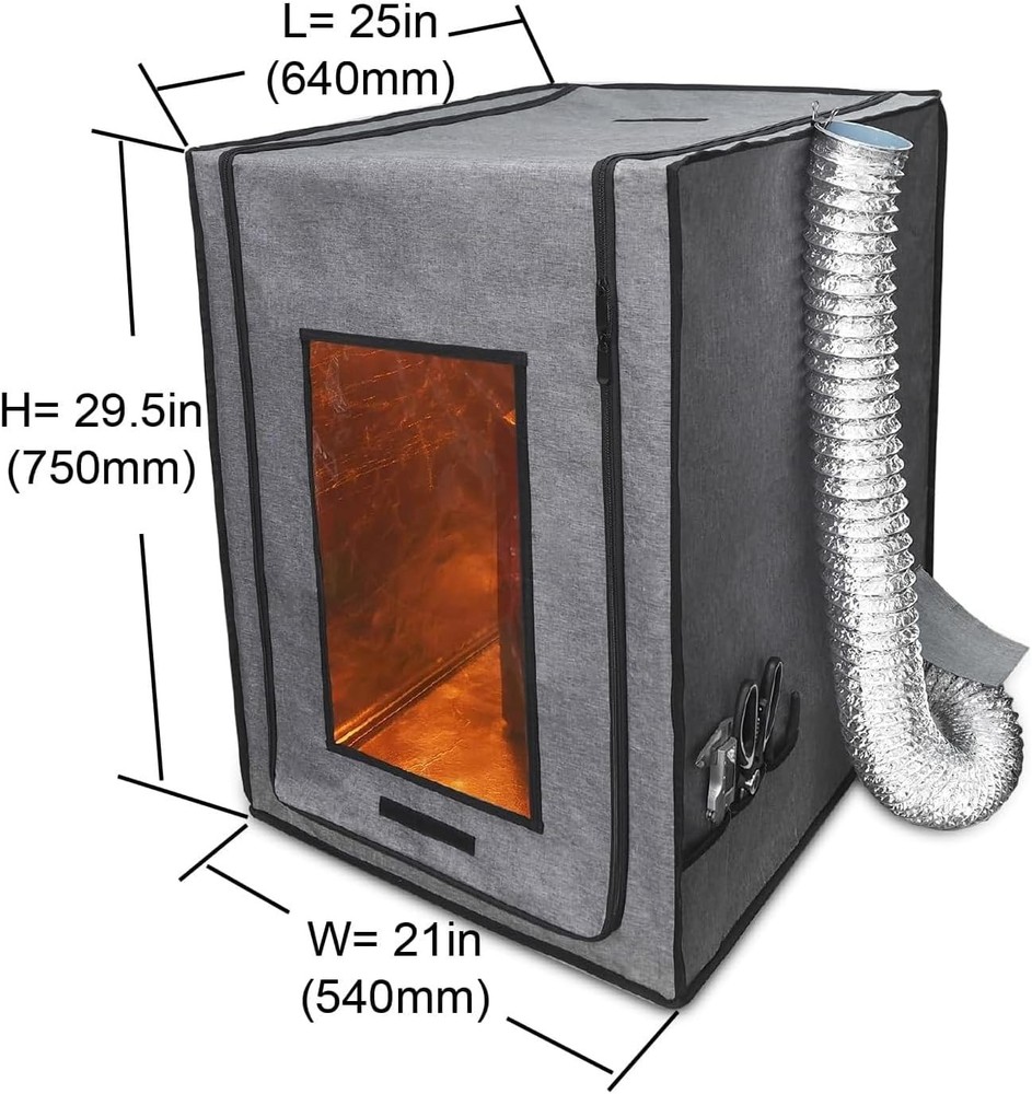 Multifunctional 3D Printer Enclosure W/Adjustable Ventilation Kit Eliminate Odor