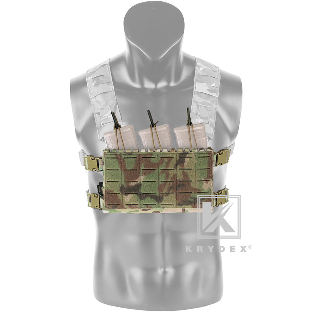 KRYDEX MK5 Tactical Placard Front Panel & Removable Buckle Laser Cut MOLLE