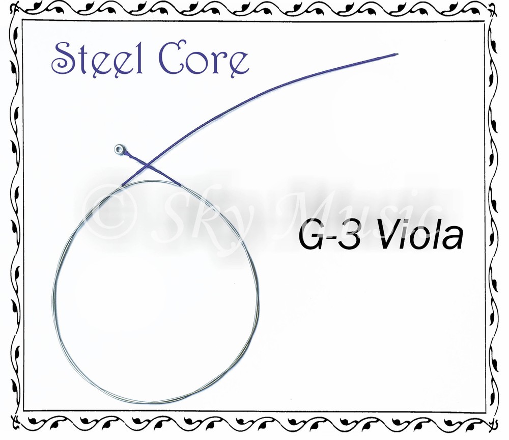 Superior Steel Core Viola Replacement Strings (Set) in 16.5" Size