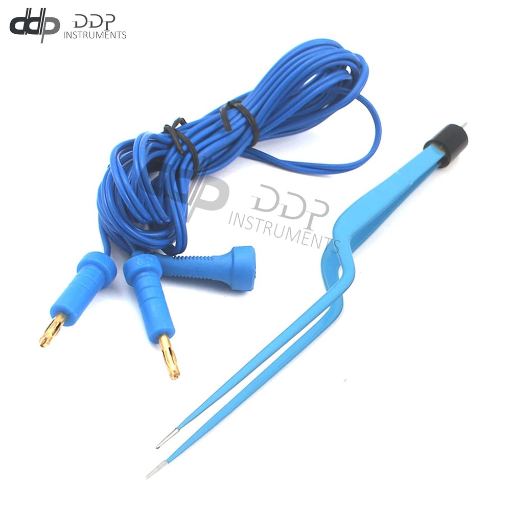 Disposable Bipolar Bayonet Forceps 6.75" Electrosurgical Instruments,EL-039