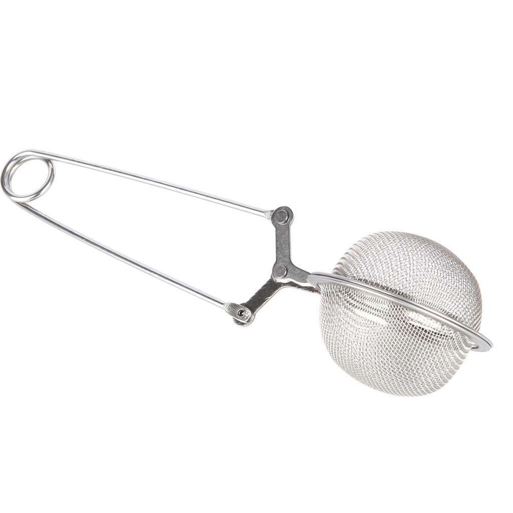 4 Pack Tea Infuser for Loose Leaf Tea Long Handled Mesh Snap Ball Tea Strainer