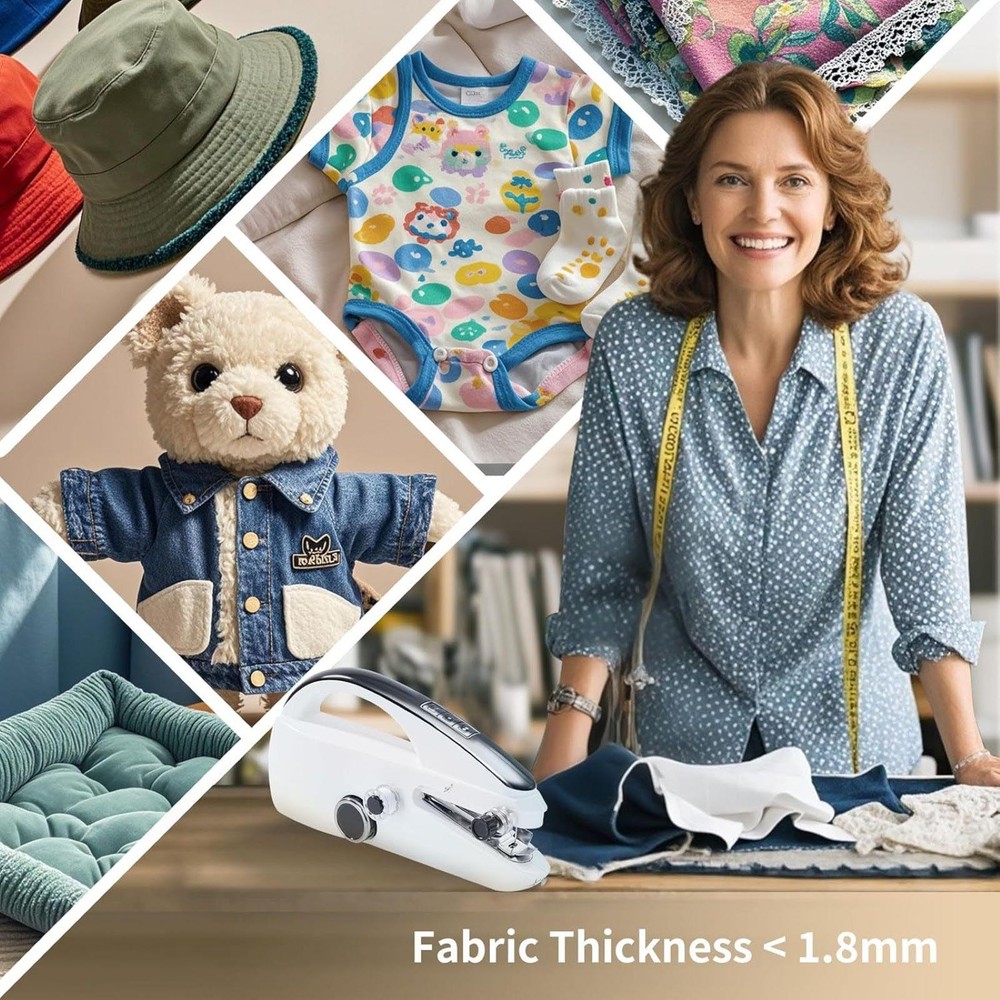 Multi-function Sewing Machine W/Complete Accessory Kit Home Tailoring Tool