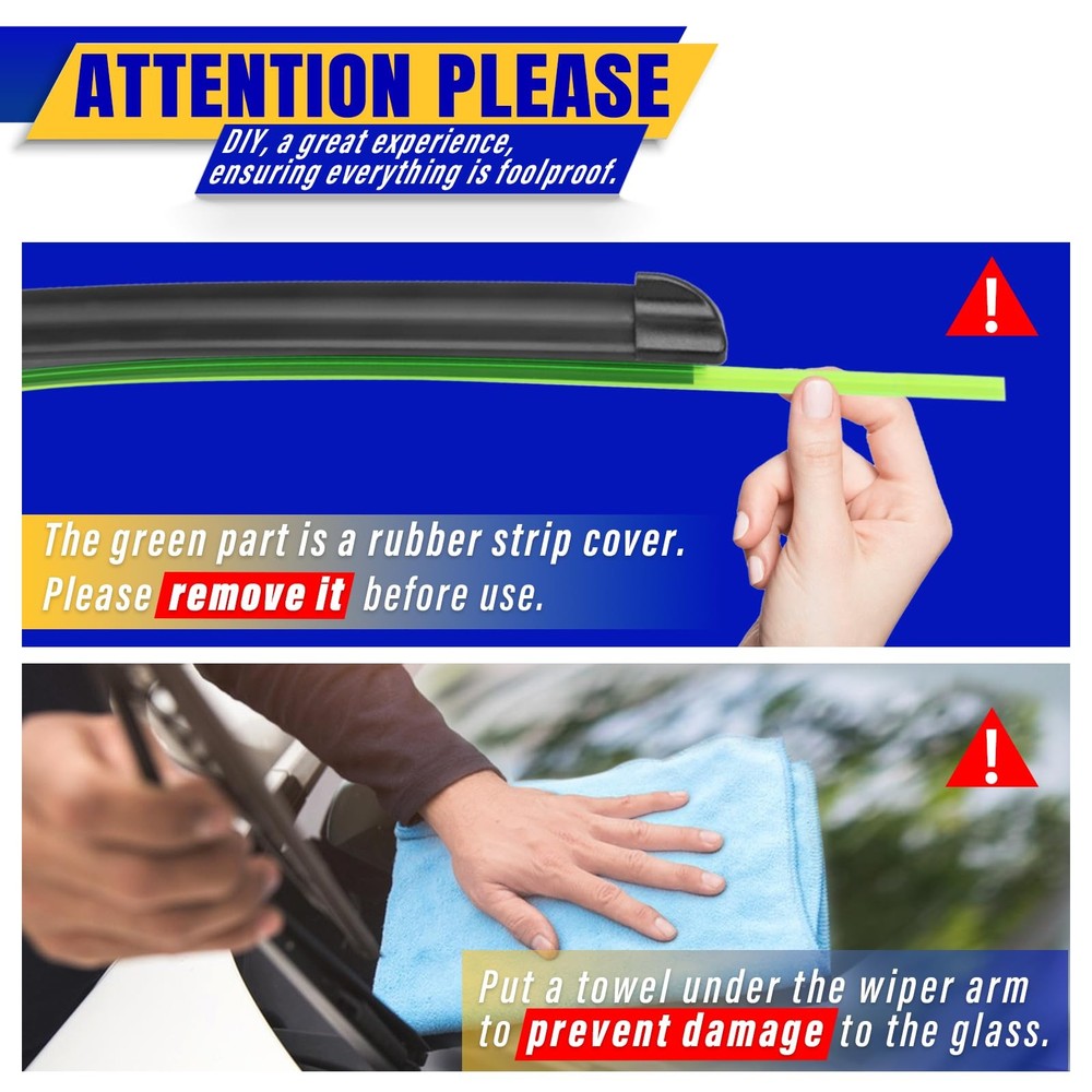 3 wipers Replacement for Ford explorer 2023-2011,Windshield Wiper