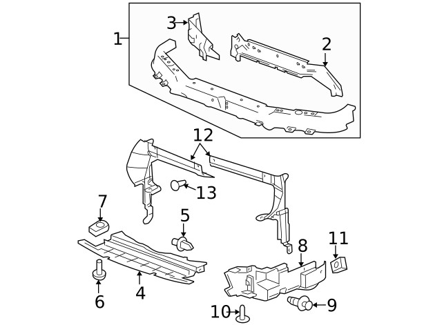 Genuine GM Side Shield 15864187