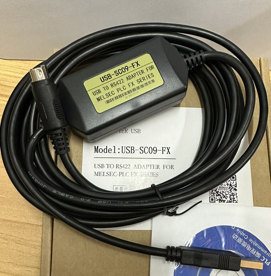 USB-SC09-FX PLC Programming Cable Replacement for Mitsubishi MELSEC FX