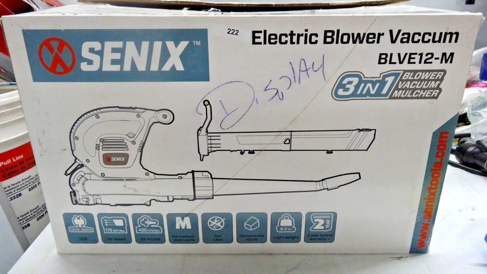 SENIX BLVE12-M Electric Blower/Vacuum