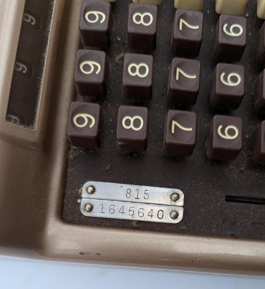 Vintage RC Allen 815 adding machine calculator
