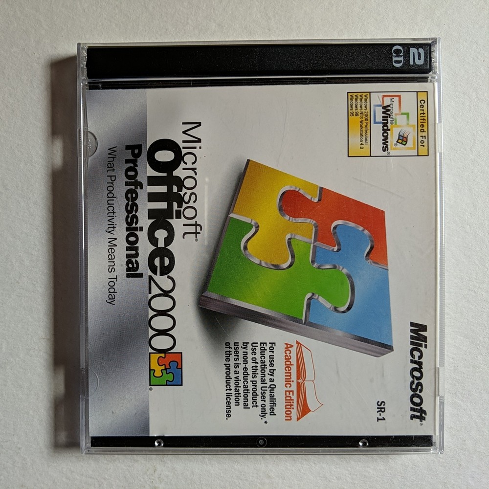 Microsoft Office 2000 Professional  Academic Edition