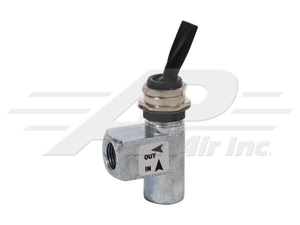 Air Switch Assembly Flat Black Toggle AP Series 72R0200 Red Dot Compatible