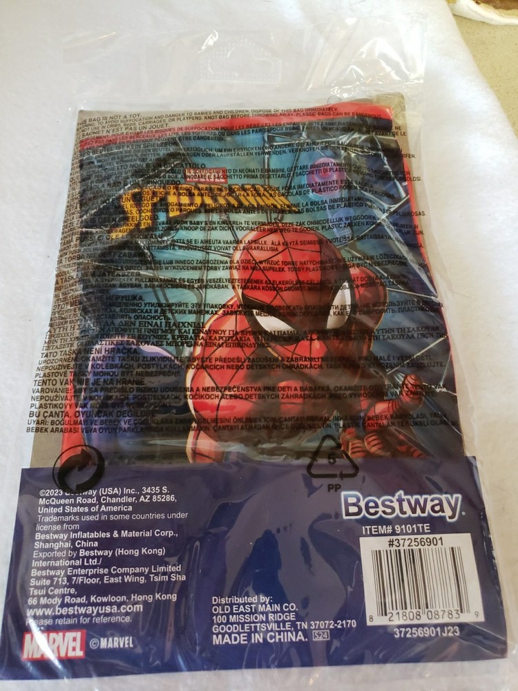 Marvel Spiderman Pool Arm Floats From Bestway.