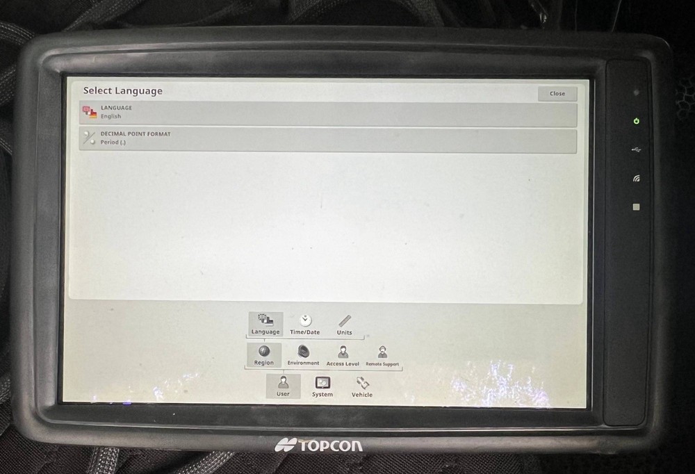 Topcon Display XD+ GPS Concole
