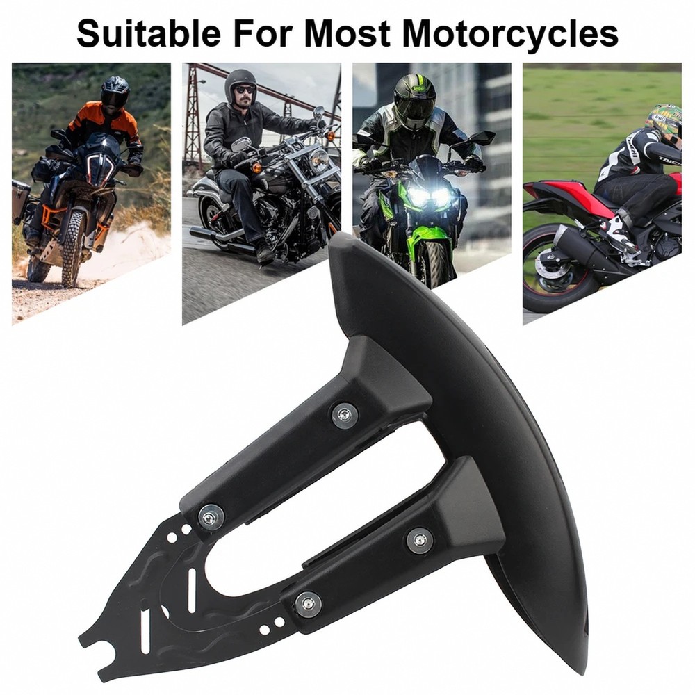 Universal Motorcycle Rear Mudguard with Adjustable Mounting
