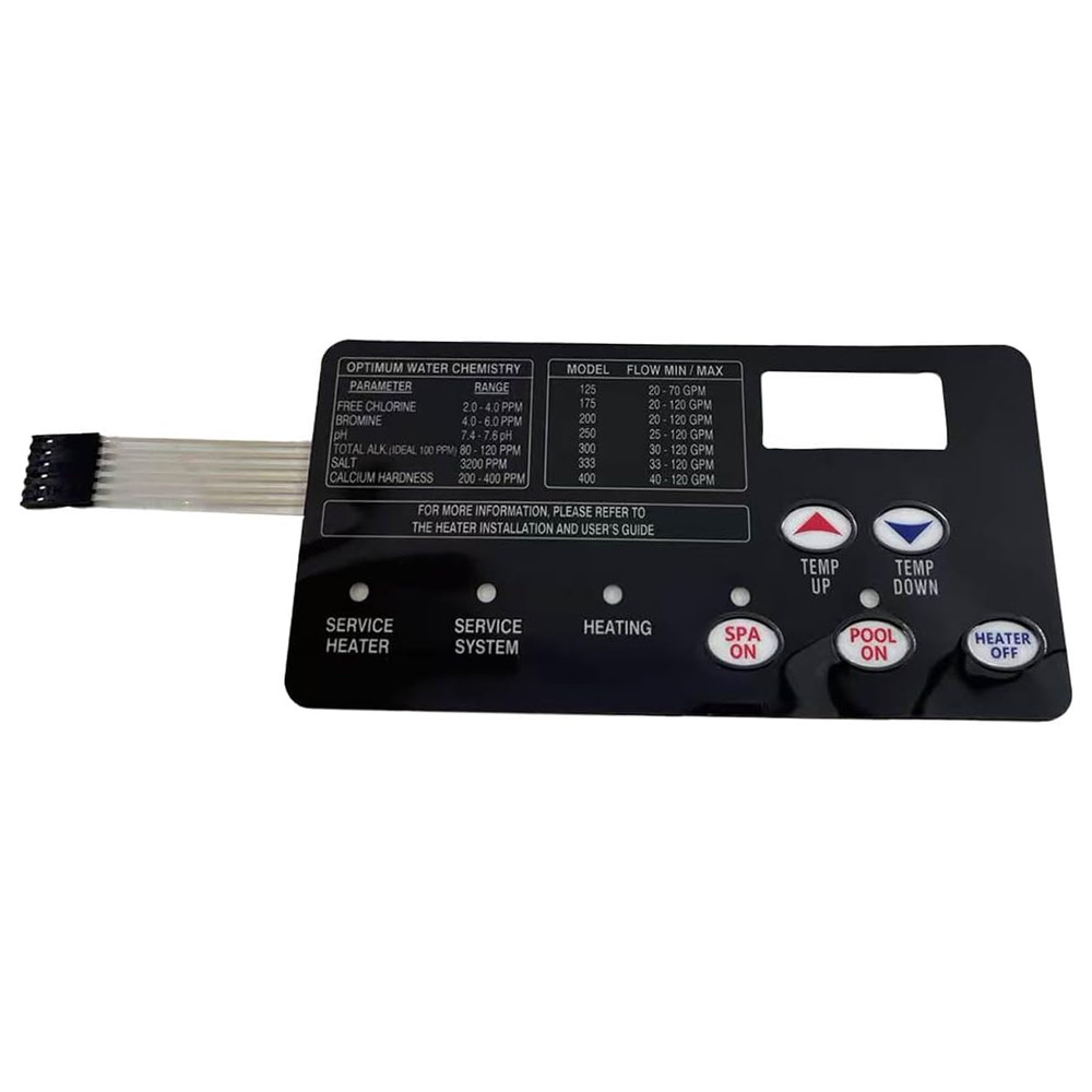 Membrane Switch Replacement For Pentair Pool Heater 472610Z&Sta-Rite 42002-0029Z