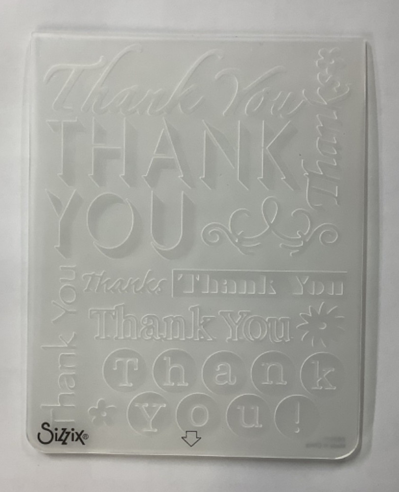 Sizzix Cuttlebug TEXTURES Embossing Folders (4)-Paper Studio folder 20 slots