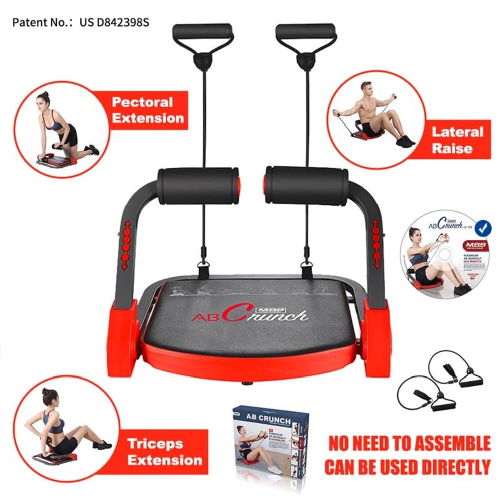 Ab Machine Ab Workout Equipment Sit Up Machine & Exercise Equipment Ab Crunch Ma