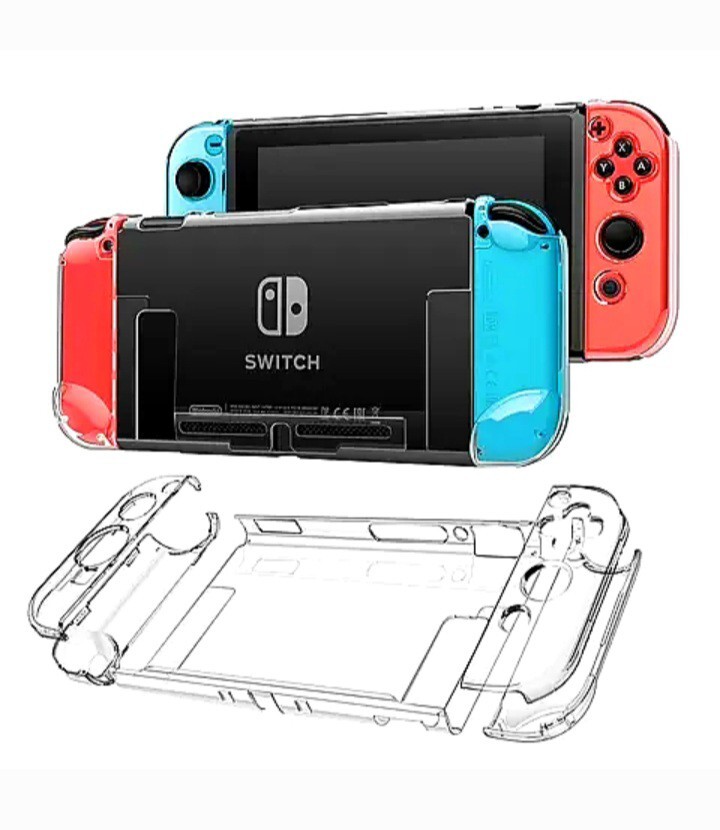 Nintendo switch Console + Joy-Cons Hard PC Crystal Clear Protectors
