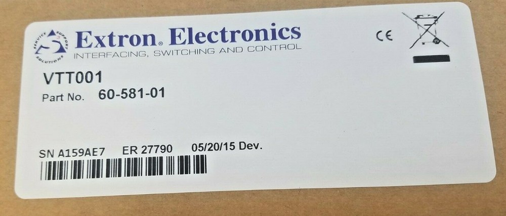 Extron VTT001 VGA Transmitter 60-581-01
