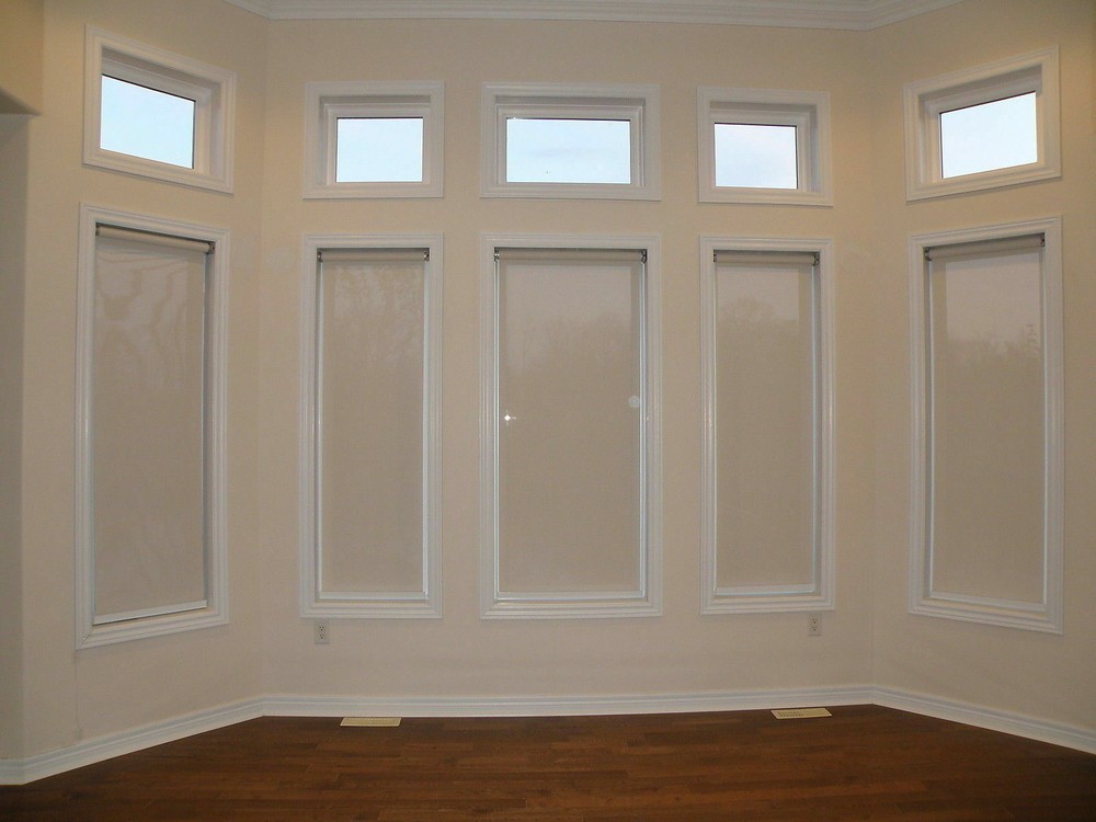 Battery Powered remote controlled Motorized Electric solar mesh roller Shades